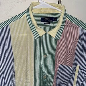 Shortsleeved Polo Button Up